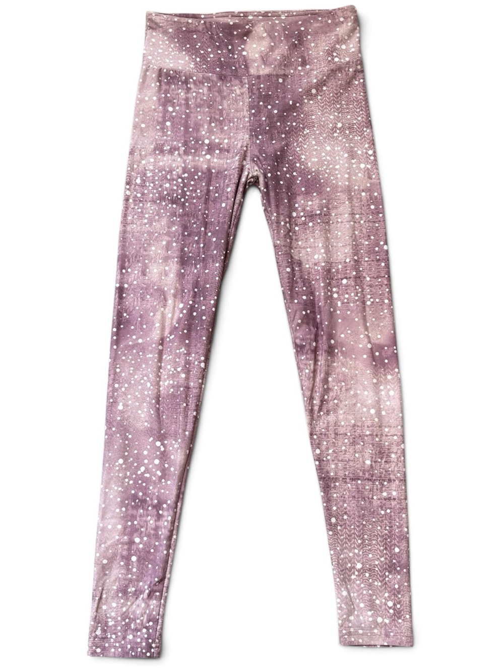 No Boundaries Purple Pink Paint Splatter Leggings S/M Y2K